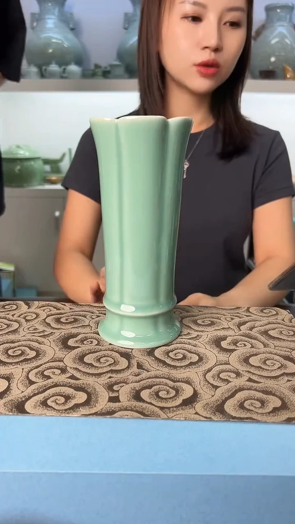 龙泉云间青瓷小米茶器