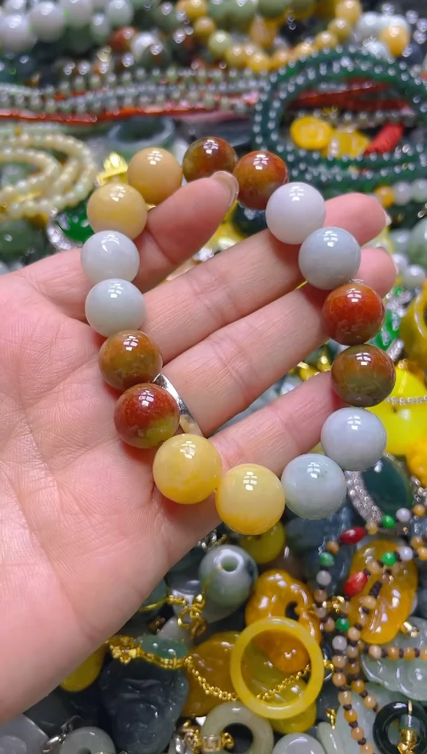 颈饰未镶嵌翡翠13MM