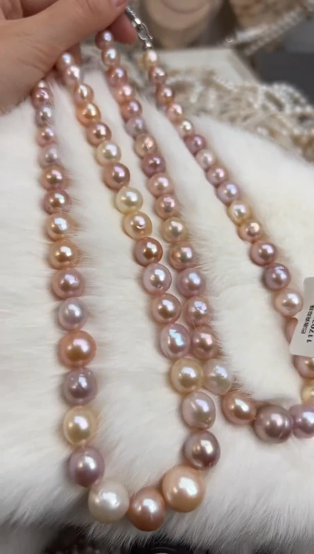未镶嵌33淡水珍珠糖果色*巴洛克（皱）多样性发一
