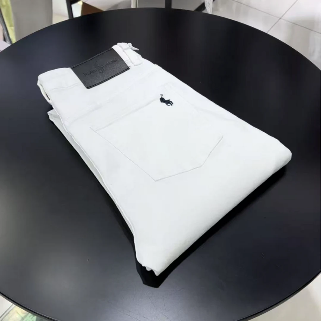 2025春夏新款时尚纯色轻奢潮流百搭男士休闲裤