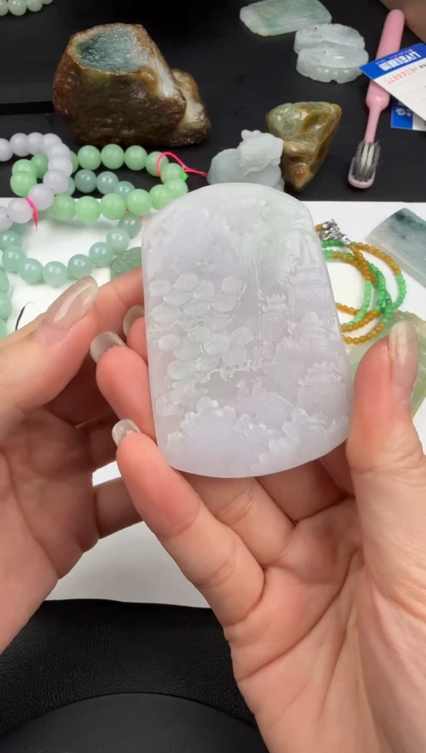 未镶嵌定制翡翠翡翠饰品-143 毛货