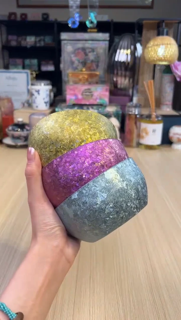 116匠心达-双层纯钛饭碗（小号四色）