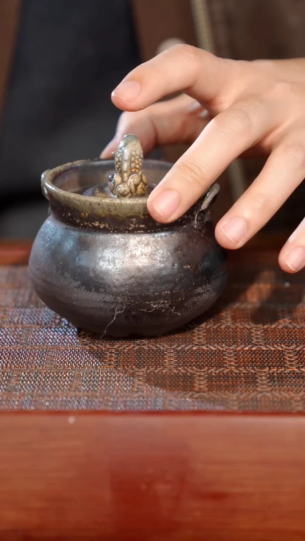 陶瓷奢瓷/瑞寅柴烧茶器（宝瓶）276
