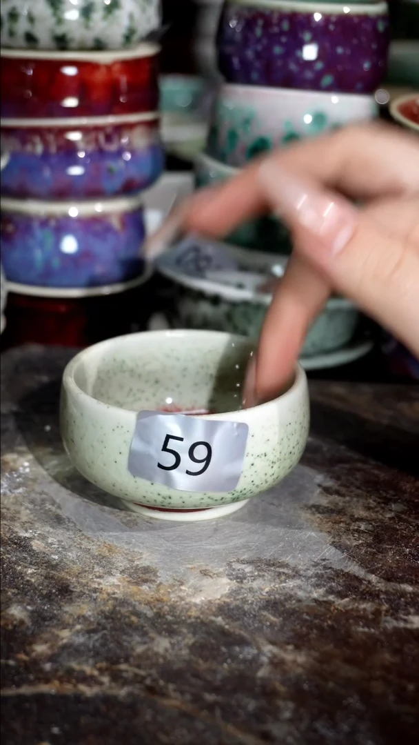 摆件精品窑变钧瓷茶器