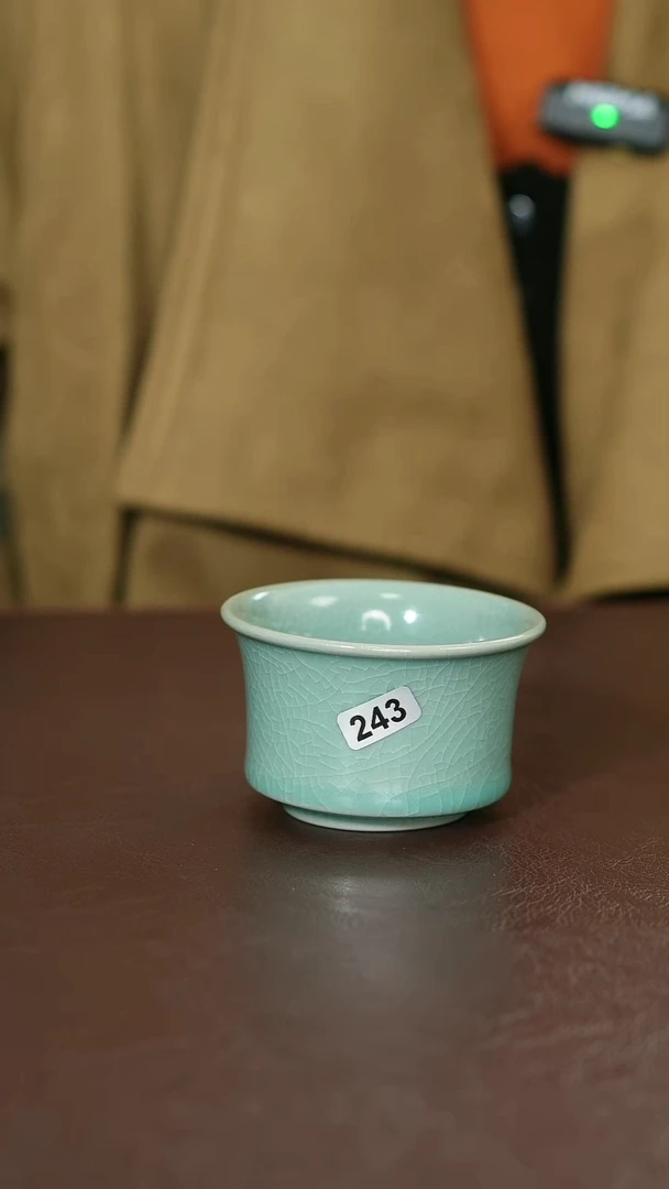 摆件瓷243微瑕原矿原釉汝宋汝瓷