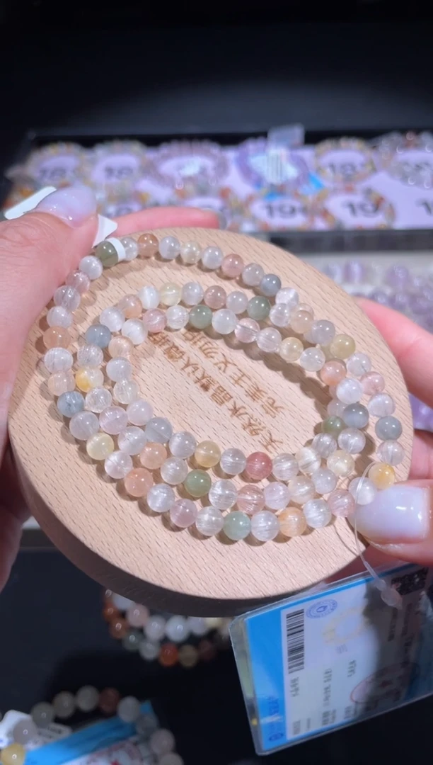水晶手链未镶嵌192号多样性发货一C 5mm+
