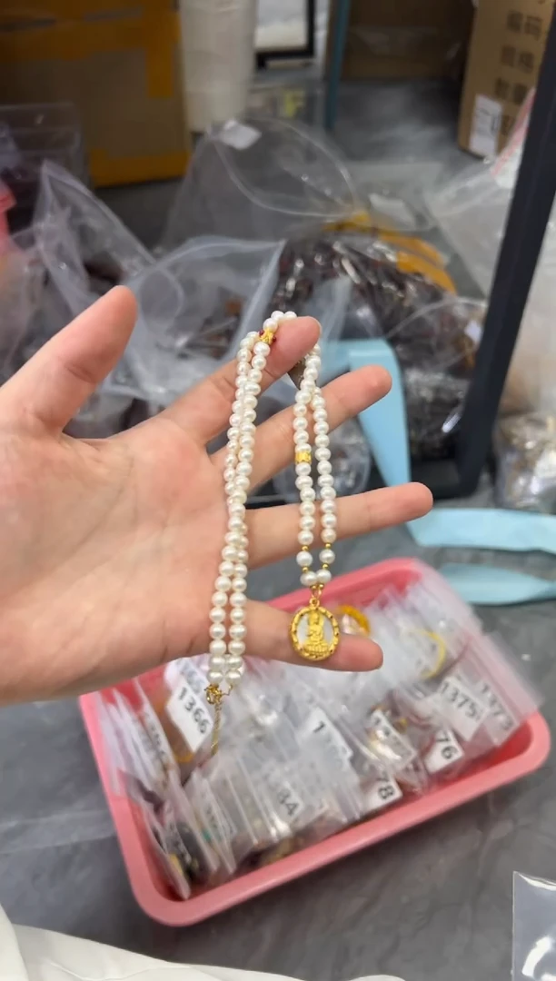 淡水珍珠未镶嵌颈饰Y*~淡水珍珠项链[多样发其一]