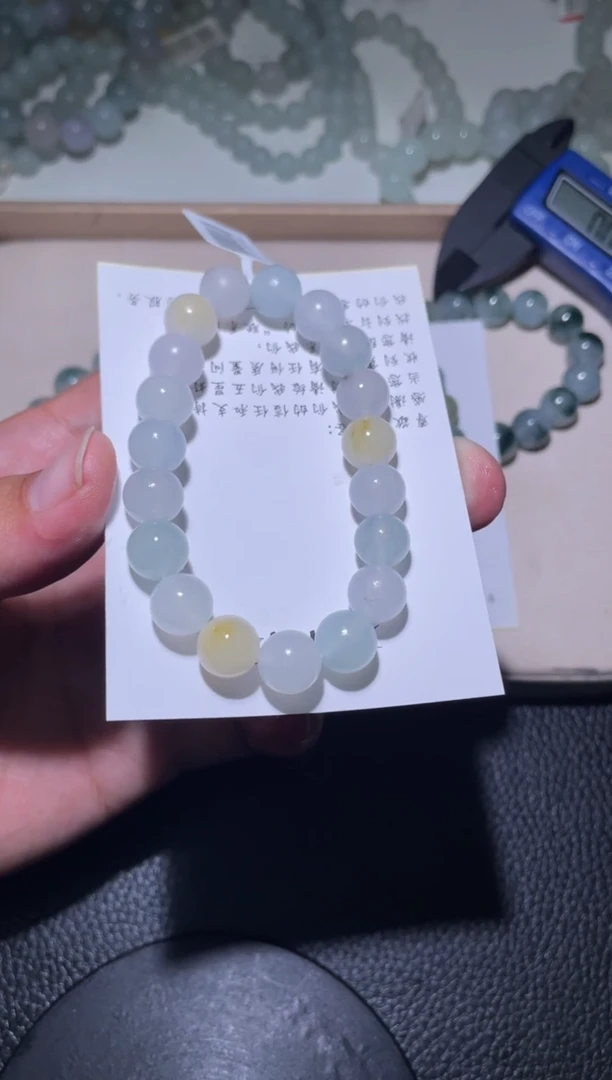 未镶嵌定制翡翠珠串