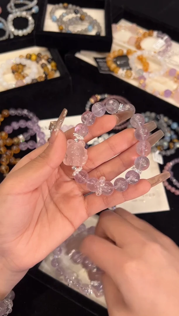 【闪购商品】水晶手链合金紫水晶手链x1283