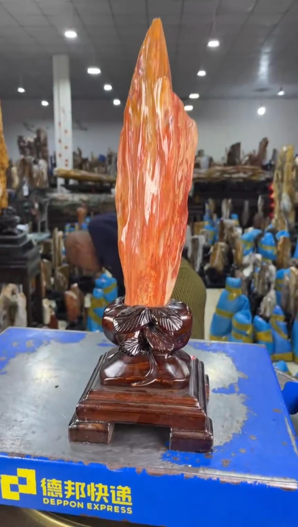【闪购商品】硅化玉摆件未镶嵌50