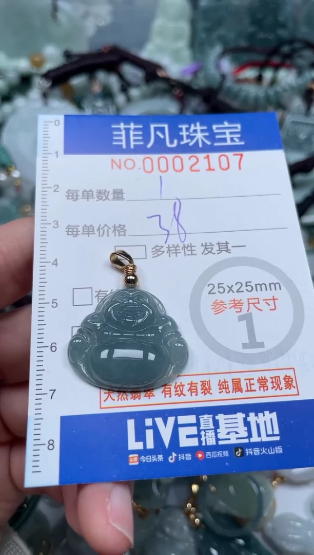 【闪购商品】翡翠颈饰未镶嵌00..2107