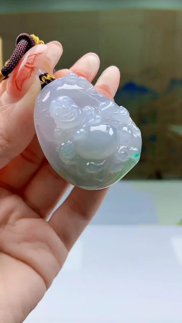 【闪购商品】定制翡翠未镶嵌4902ty-毛货挂件132