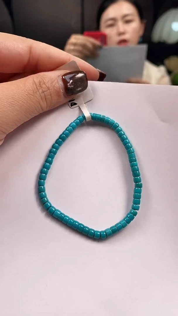 未镶嵌绿松石手链7