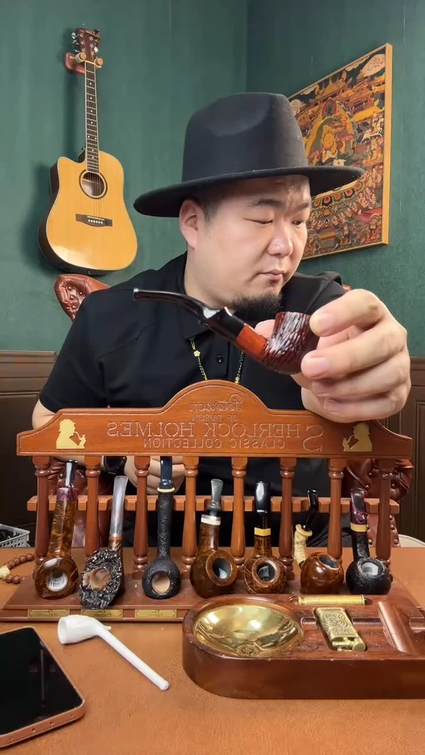 石楠木木雕款意大利进口石楠木烟斗