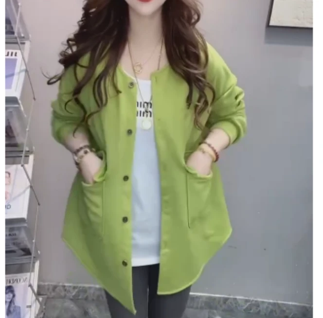 2025春季新款时尚女装网红潮流气质靓丽洋气开衫外套xk