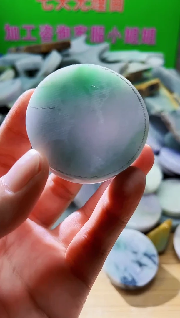 翡翠未镶嵌颈饰天然翡翠A货597