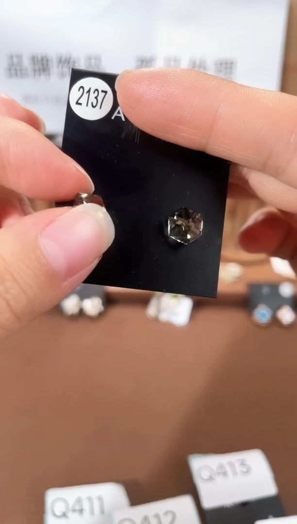 合金925银锆石豆2137