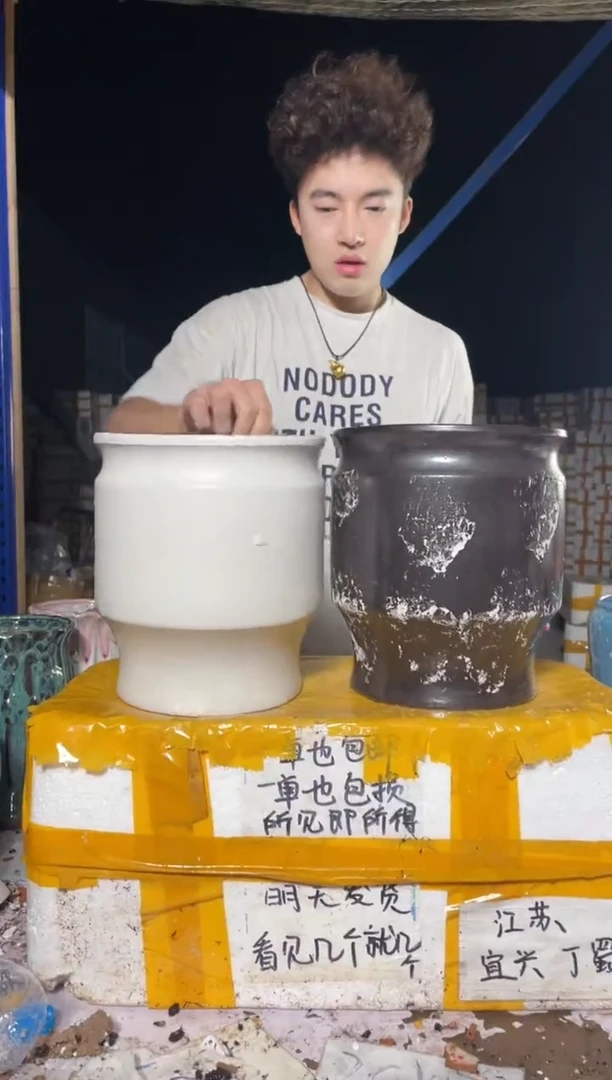 紫砂花盆紫砂花盆宜兴紫砂粗陶花盆19*22