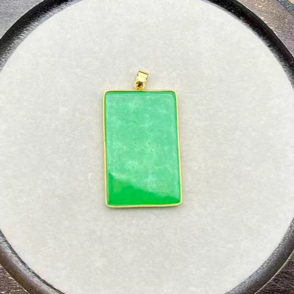 绿色包边无事牌  A357