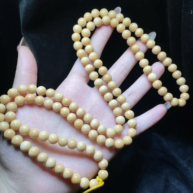 【曹美丽精选】H79850-龙脊圆珠脖挂-7mm