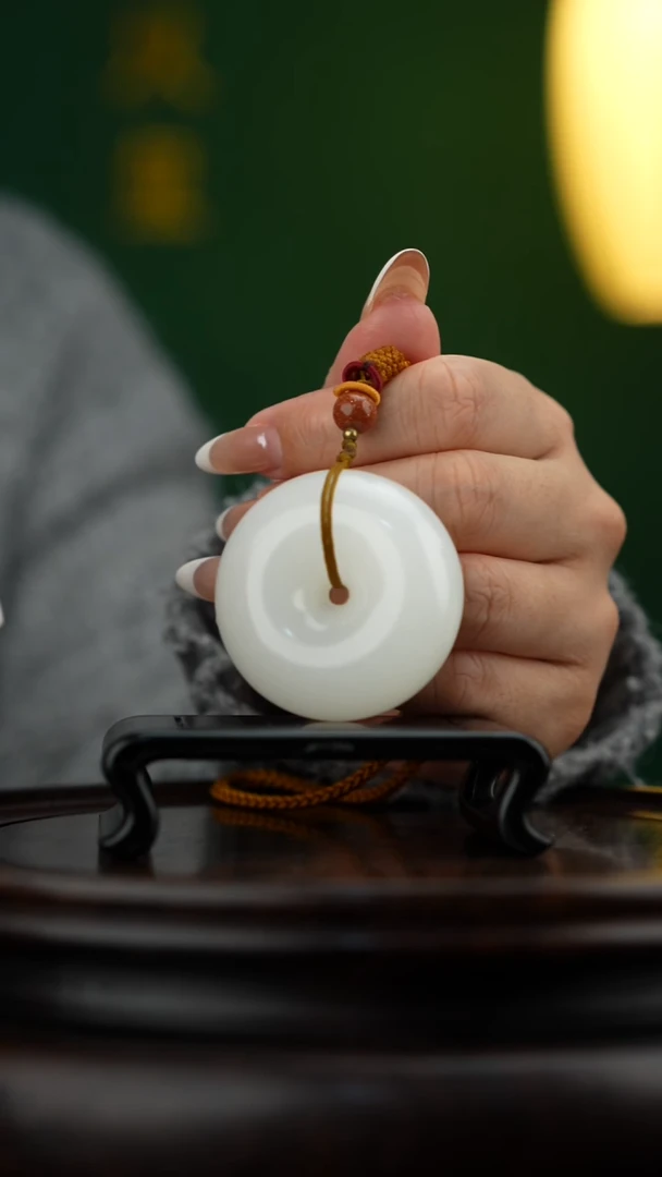 玉【平安扣】天然玉石手把件