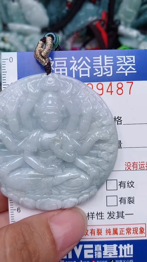翡翠未镶嵌颈饰...0009487