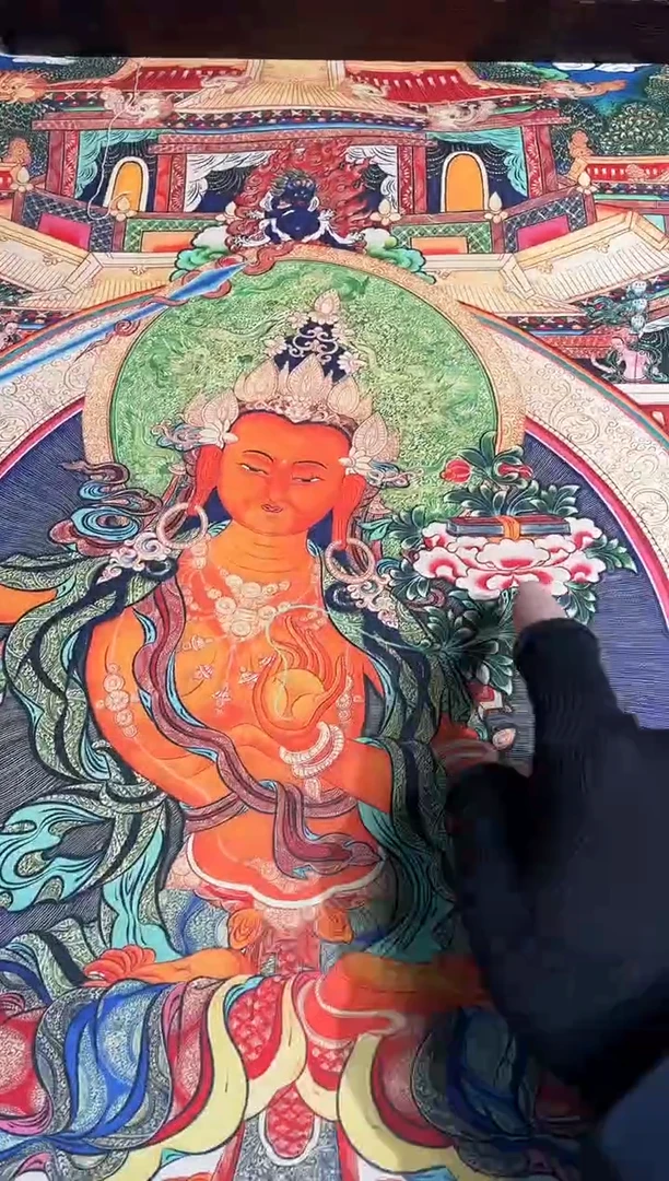 卷轴画路路的唐卡tk160