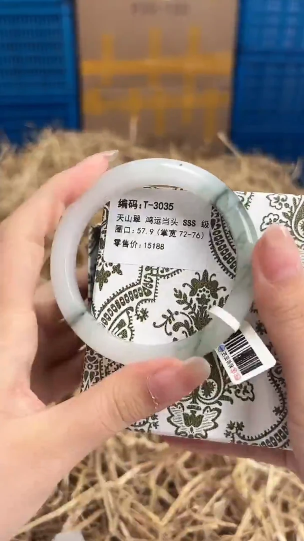 未镶嵌手镯石英质玉T-3035