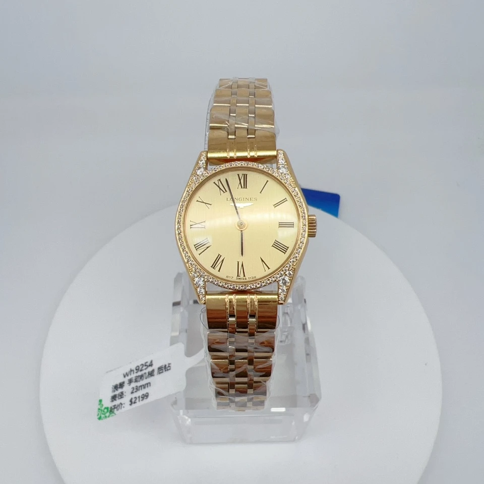 95新 Longines/浪琴 手动机械后钻23mm/公价32999/wh9254