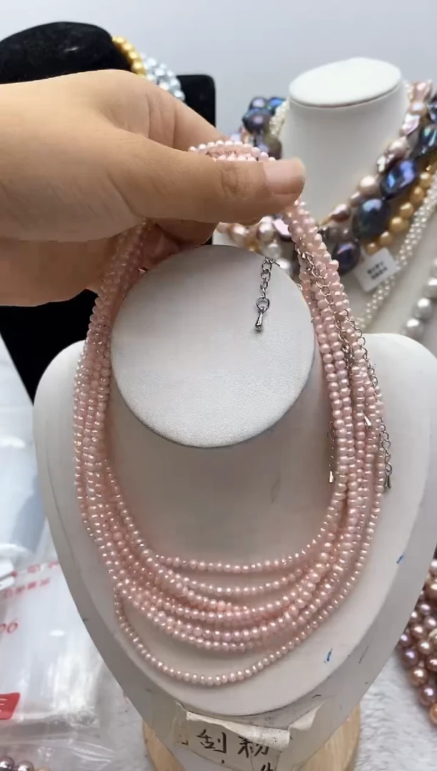 淡水珍珠钛钢颈饰189