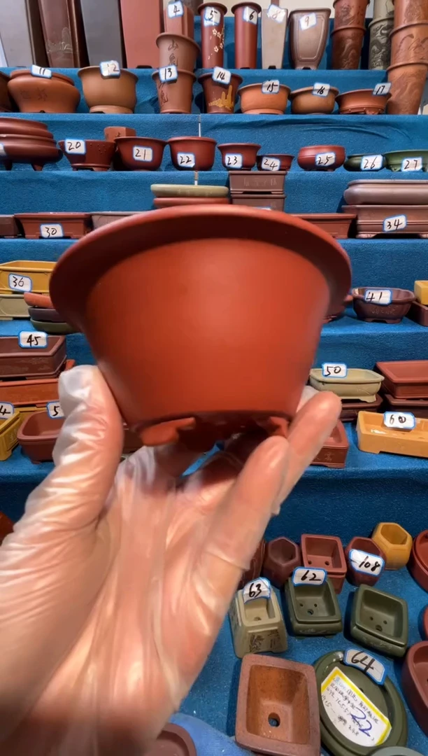 【闪购商品】紫砂紫砂花盆10*4.5