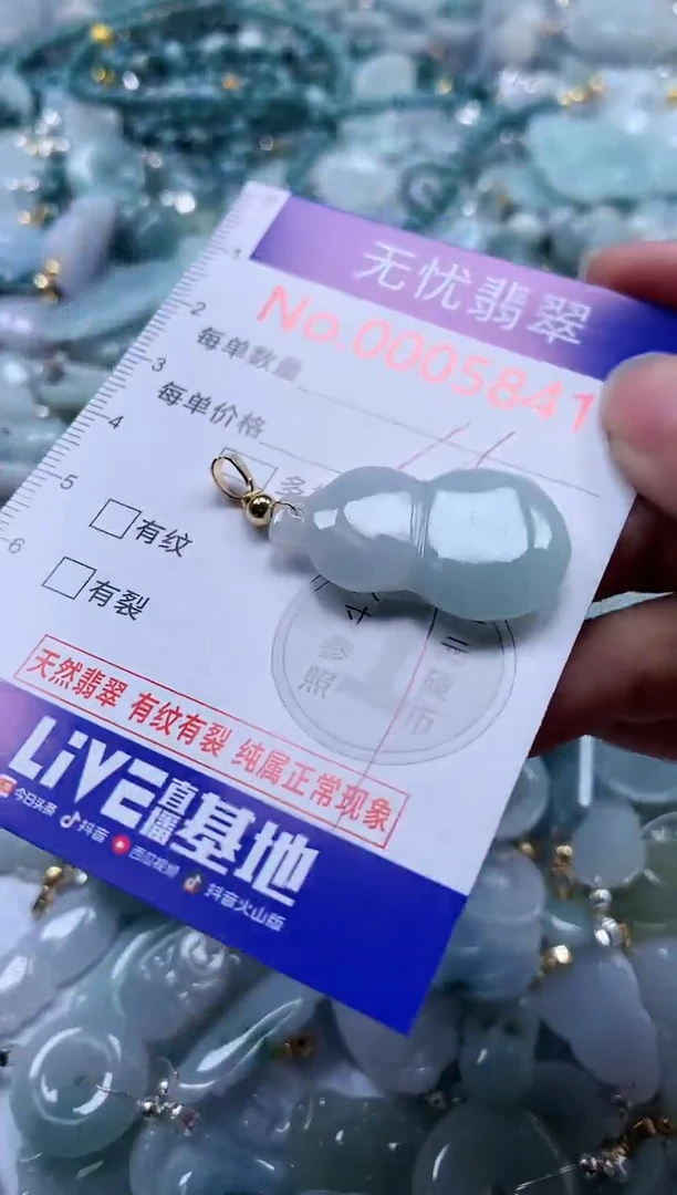 翡翠未镶嵌吊坠(不含链)5841