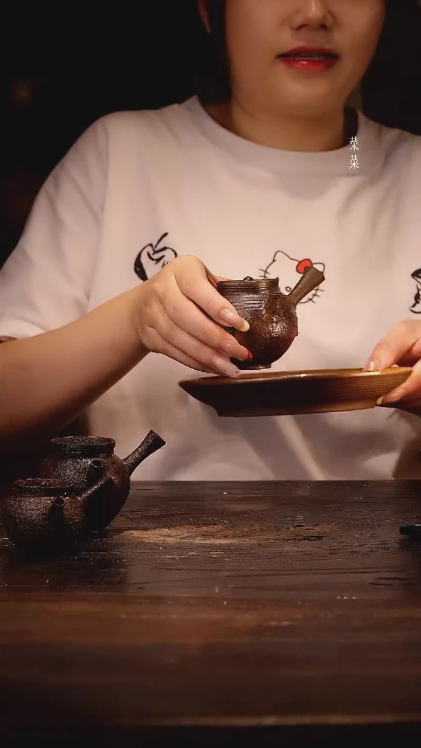 灼*柴烧泡茶壶纯手工巴巴