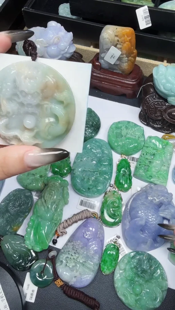 未镶嵌挂件翡翠天然a货翡翠123