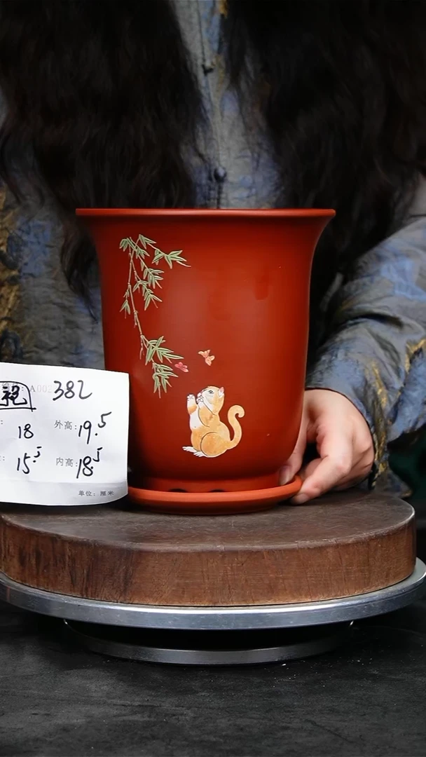 紫砂花盆382+z紫砂花盆
