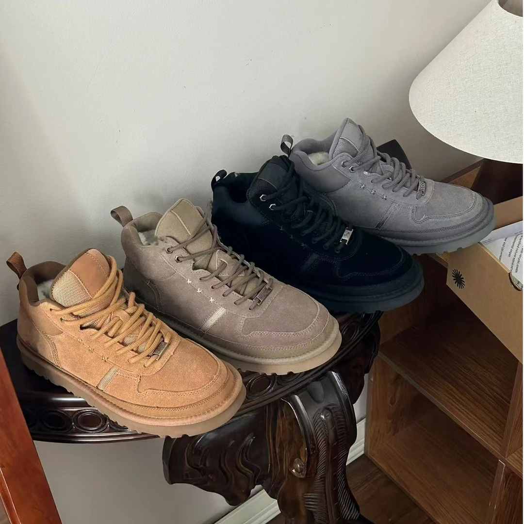 【新款海兰德休闲鞋】2024新款男士真皮海兰德休闲鞋