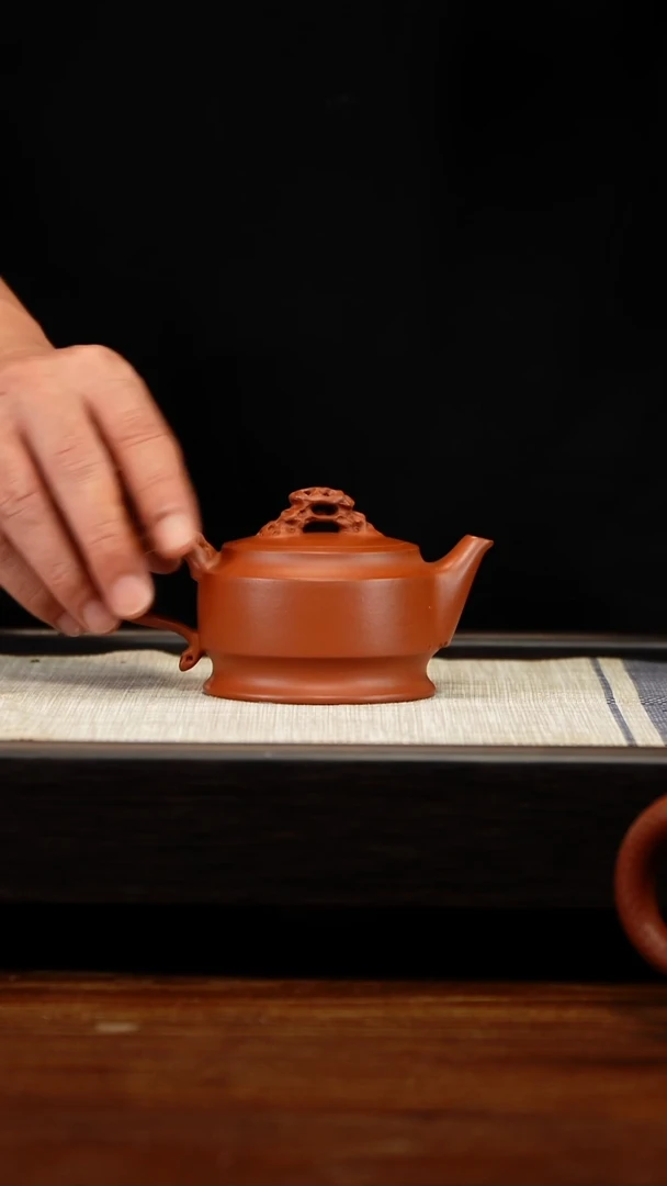 茶壶紫砂朱泥磐石