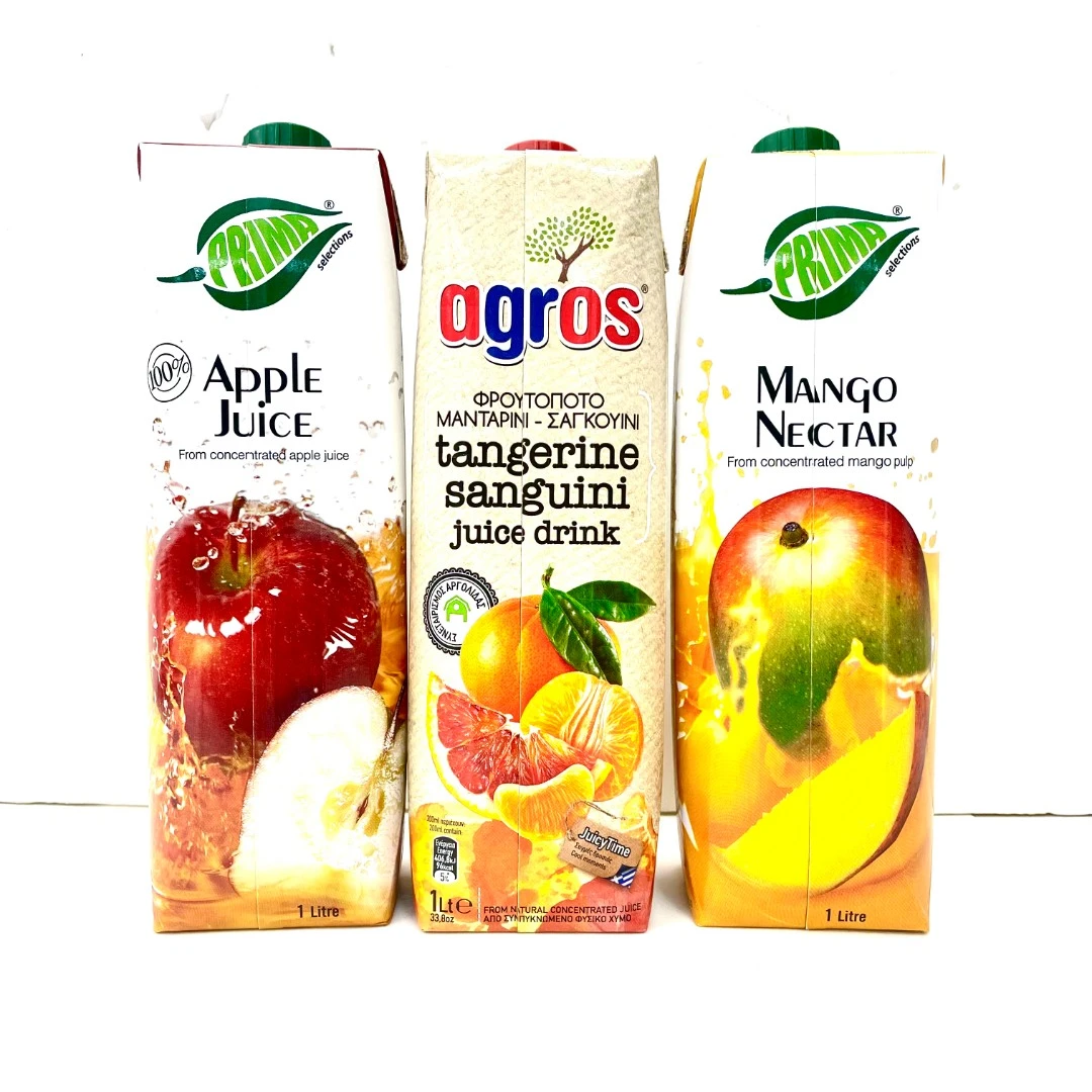 【临期特惠】欧洲进口果汁饮料血橙橘子芒果汁苹果汁1升*2瓶装