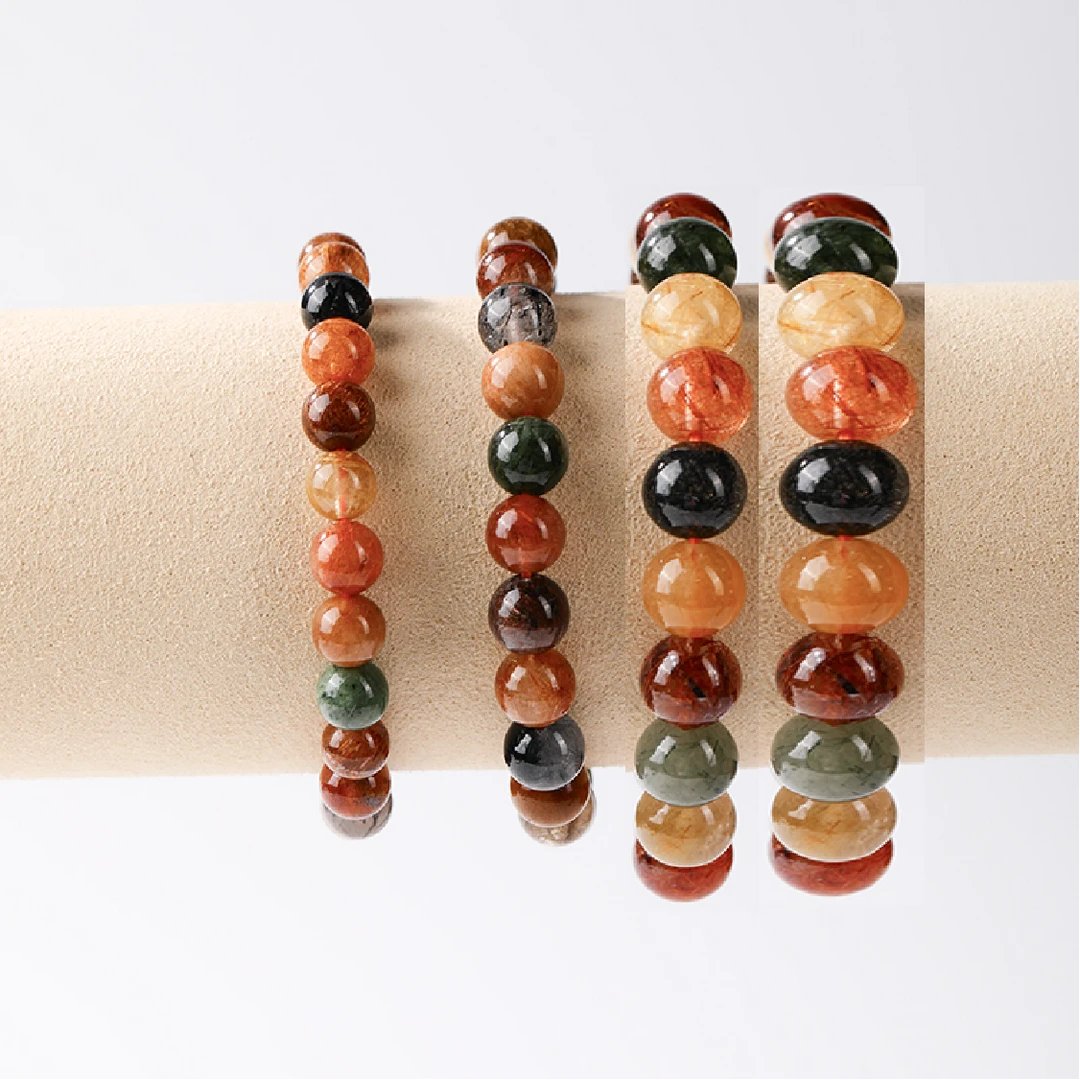 【小布专属】彩发多宝晶单圈手链-CF48--尺寸可选-（多样性发其一）