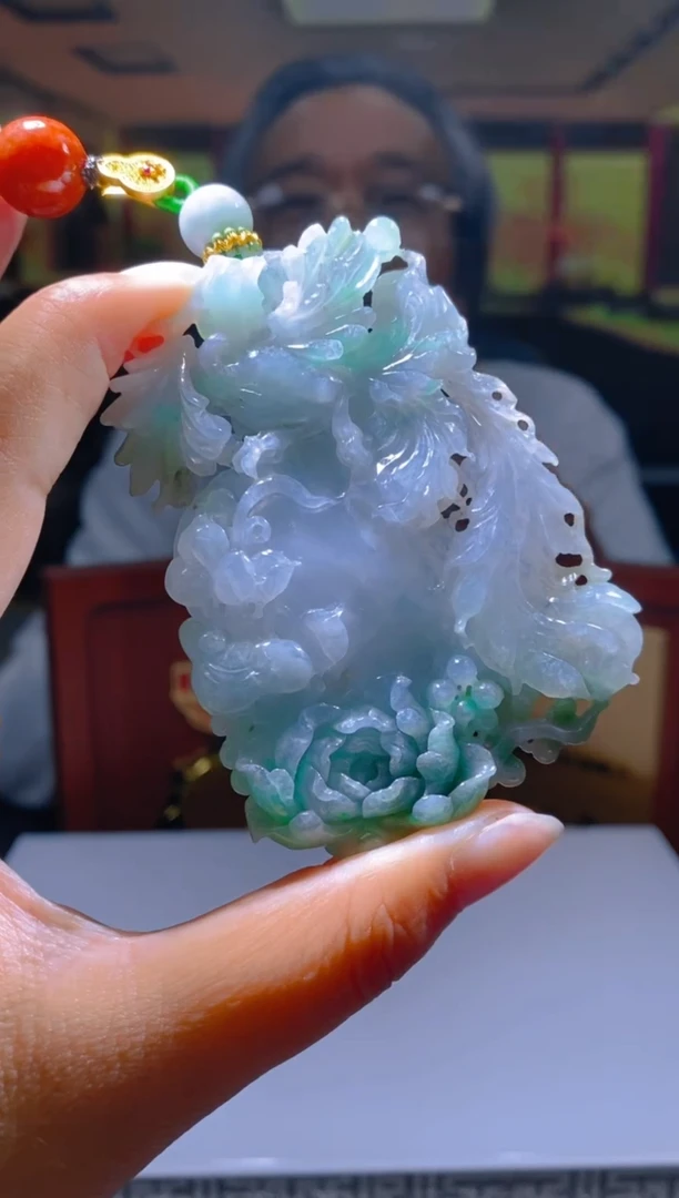 定制翡翠未镶嵌LL翡翠毛货HYS6-46