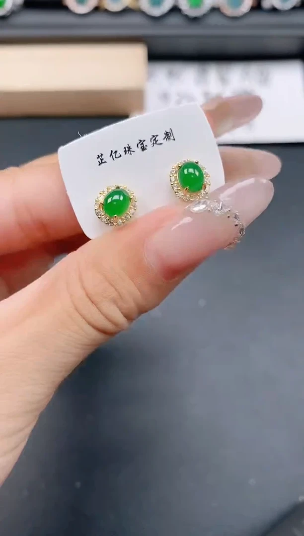 银S925镶嵌戒指翡翠11111