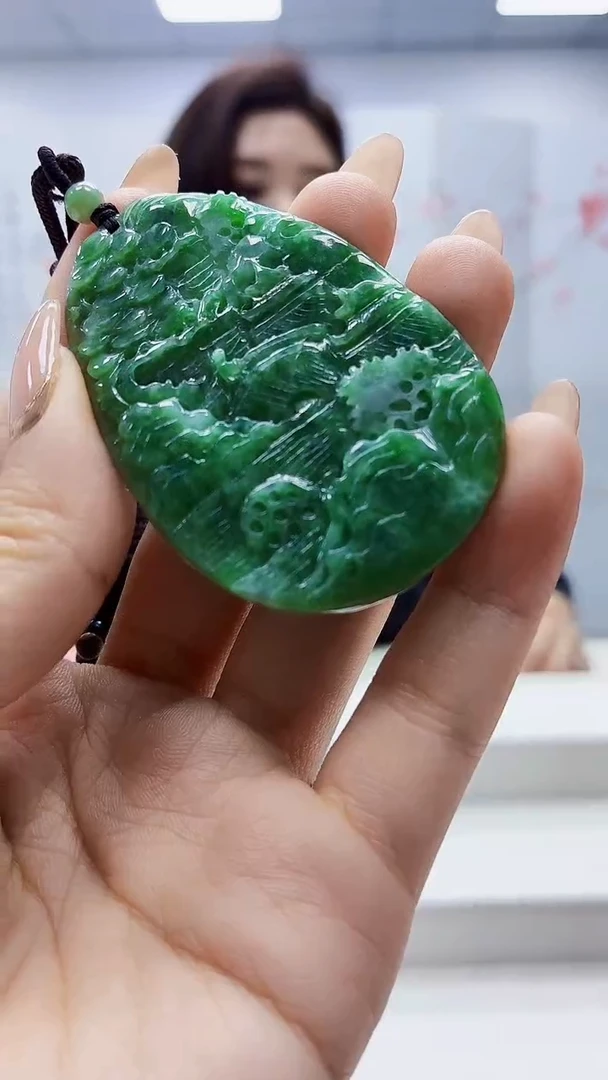 未镶嵌定制翡翠4829ty-毛货挂件22