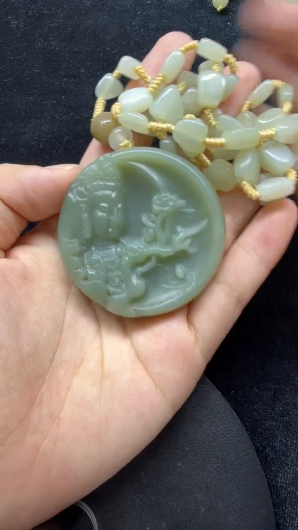 吊坠(不含链)未镶嵌和田玉219观音