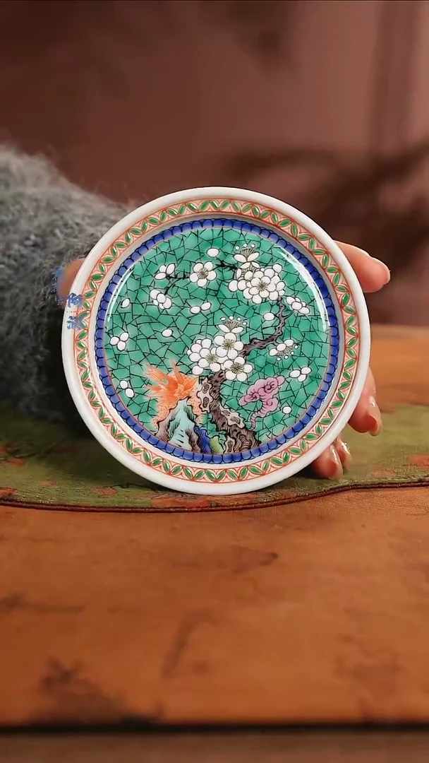 【闪购商品】古阅和风精工白梅盖制