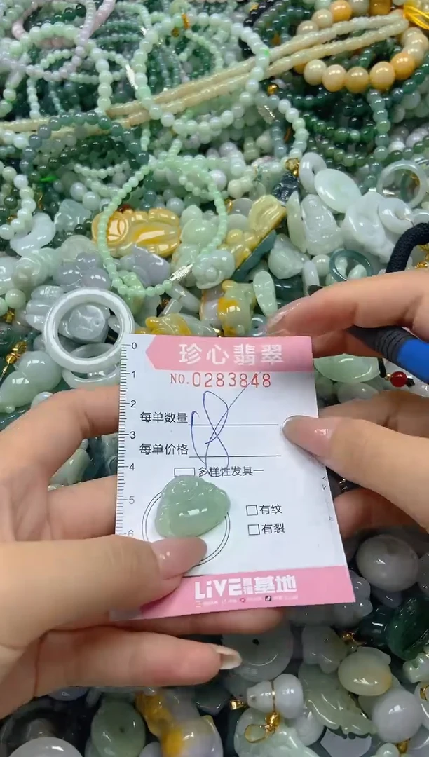翡翠未镶嵌颈饰闪购0283848