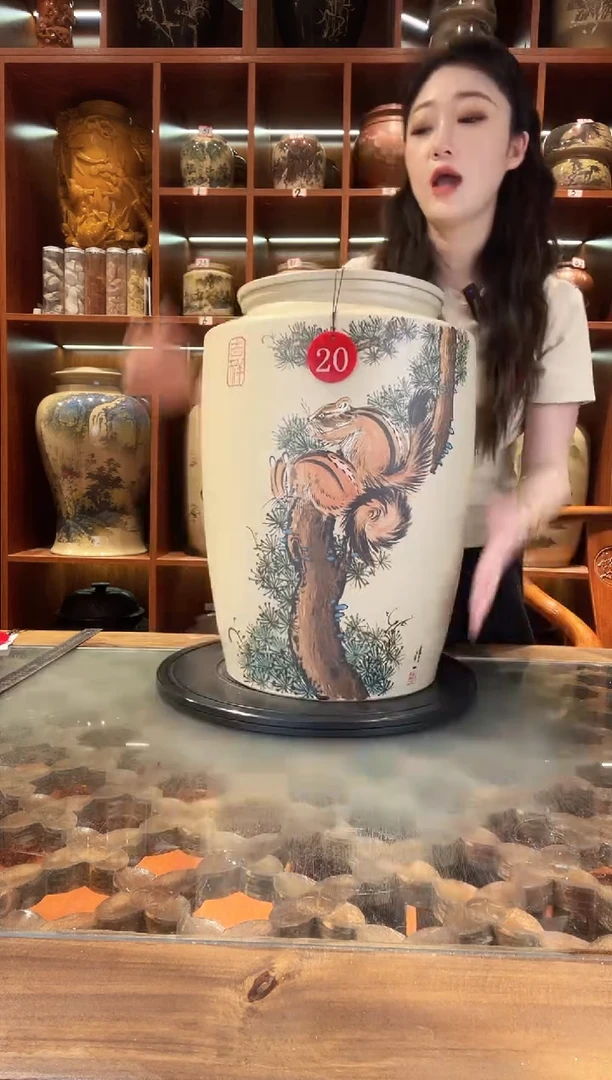 罐云南建水紫陶大号白泥缸@20
