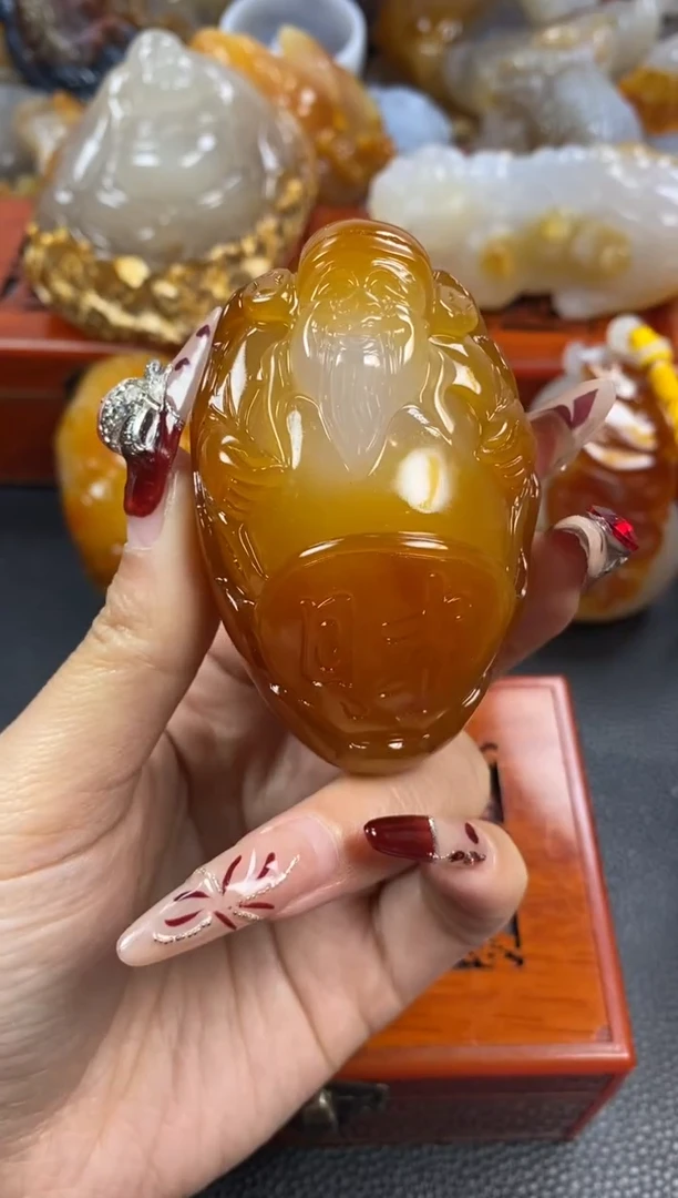 【闪购商品】玛瑙/玉髓手把未镶嵌1