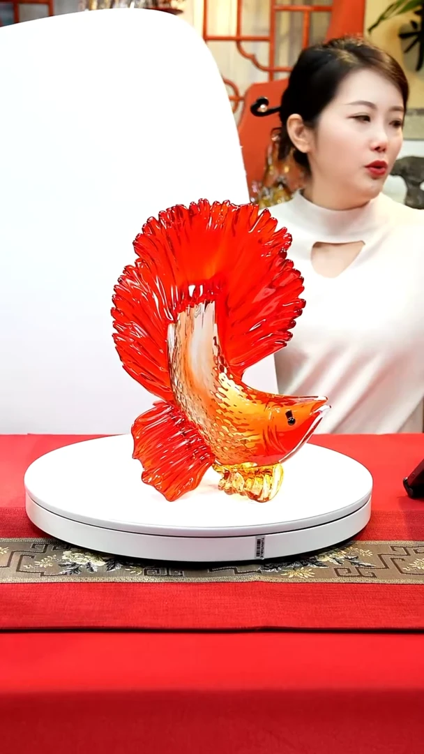 手工艺品琉璃斗鱼
