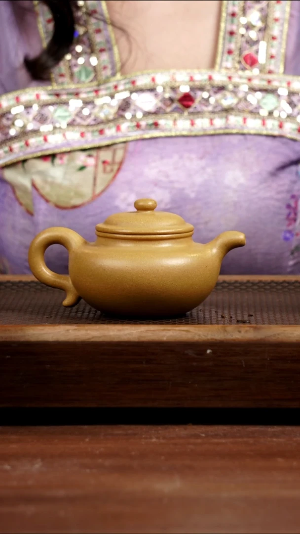 茶壶紫砂黄金段仿古220CC