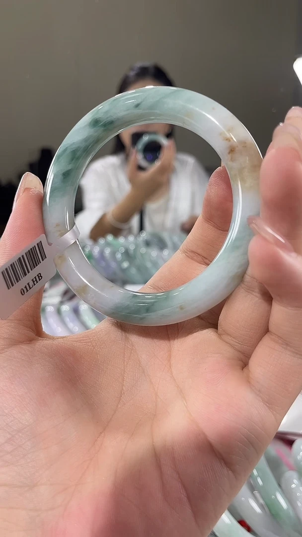 未镶嵌手镯翡翠53-55圈